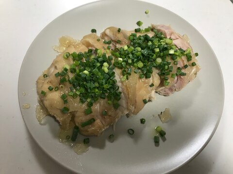 レンジで！鶏ももポン酢